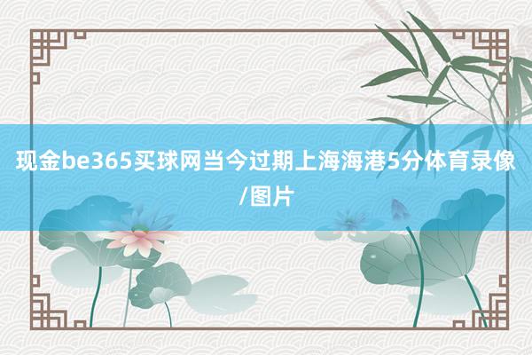 现金be365买球网当今过期上海海港5分体育录像/图片